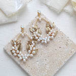 Pearl statement hoop earrings - MARGOT - Treasures by Agnes
