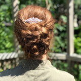 Rose gold Art Deco Bridal hair comb accessory - EMMA - Treasures by Agnes