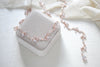 Rose gold Bridal backdrop necklace - APRILLE - Treasures by Agnes