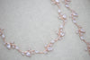 Rose gold Bridal backdrop necklace - APRILLE - Treasures by Agnes