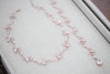 Rose gold Bridal backdrop necklace - APRILLE - Treasures by Agnes