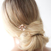 Rose gold bridal hair pins - REMI - Treasures by Agnes