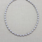 Rose Gold Bridal necklace with Cubic zirconia stones - SCARLETT - Treasures by Agnes