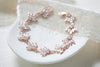 Rose gold crystal bridal bracelet - EMMA - Treasures by Agnes