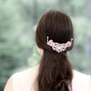 Rose gold crystal Bridal hair comb - CARLY - Treasures by Agnes