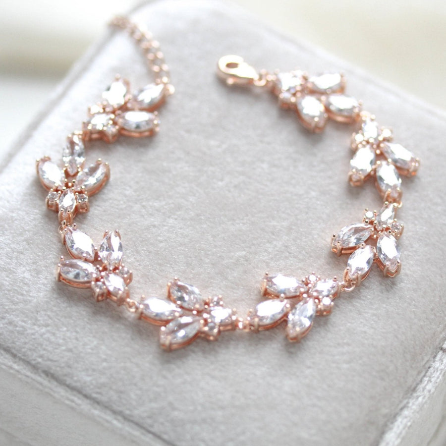 Cubic Zirconia Bridal Bracelet