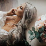 Rose gold Cubic Zirconia Bridal or Bridesmaid jewelry set - LAUREN - Treasures by Agnes