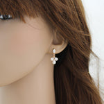 Rose gold Freshwater pearl Bridal backdrop necklace - AMARI - Treasures by Agnes