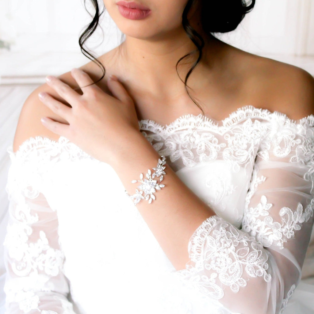 Shop Wholesale Wedding Day Bracelet for Bride Rose Gold| Adorn A Bride