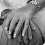 Rose gold statement Wedding bracelet - LILY - Treasures by Agnes