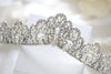 Silver Crystal Bridal tiara - JUNE - Treasures by Agnes