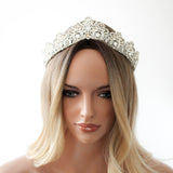 Silver Crystal Bridal tiara - JUNE - Treasures by Agnes