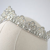 Silver Crystal Bridal tiara - JUNE - Treasures by Agnes