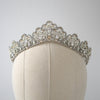 Silver Crystal Bridal tiara - JUNE - Treasures by Agnes