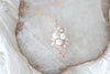 Simple Bridal pendant necklace with pearls - MIA - Treasures by Agnes