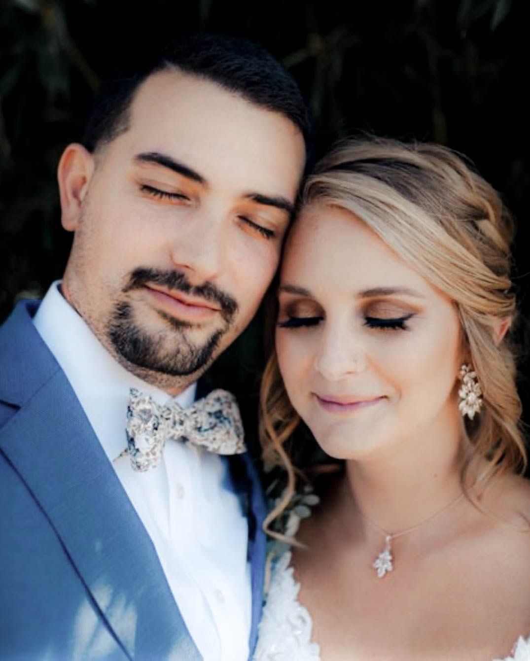 Simple Rose gold Bridal Backdrop necklace for Bride - DIVINE - Treasures by Agnes
