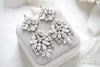 Statement Bridal Crystal Earrings - SADIE - Treasures by Agnes