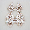 Statement Bridal Crystal Earrings - SADIE - Treasures by Agnes