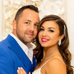 Statement Bridal earrings, Special occasion earrings - LARA - Treasures by Agnes