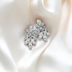 Statement Bridal earrings, Special occasion earrings - LARA - Treasures by Agnes