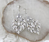 Statement crystal Chandelier earrings for Bride - LAYLAH - Treasures by Agnes