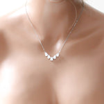 Teardrop cubic zirconia necklace - GEMMA - Treasures by Agnes