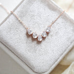 Teardrop cubic zirconia necklace - GEMMA - Treasures by Agnes