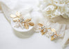 Three piece crystal bridal hair comb set -DAWN - Treasures by Agnes