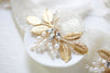 Three piece crystal bridal hair comb set -DAWN - Treasures by Agnes