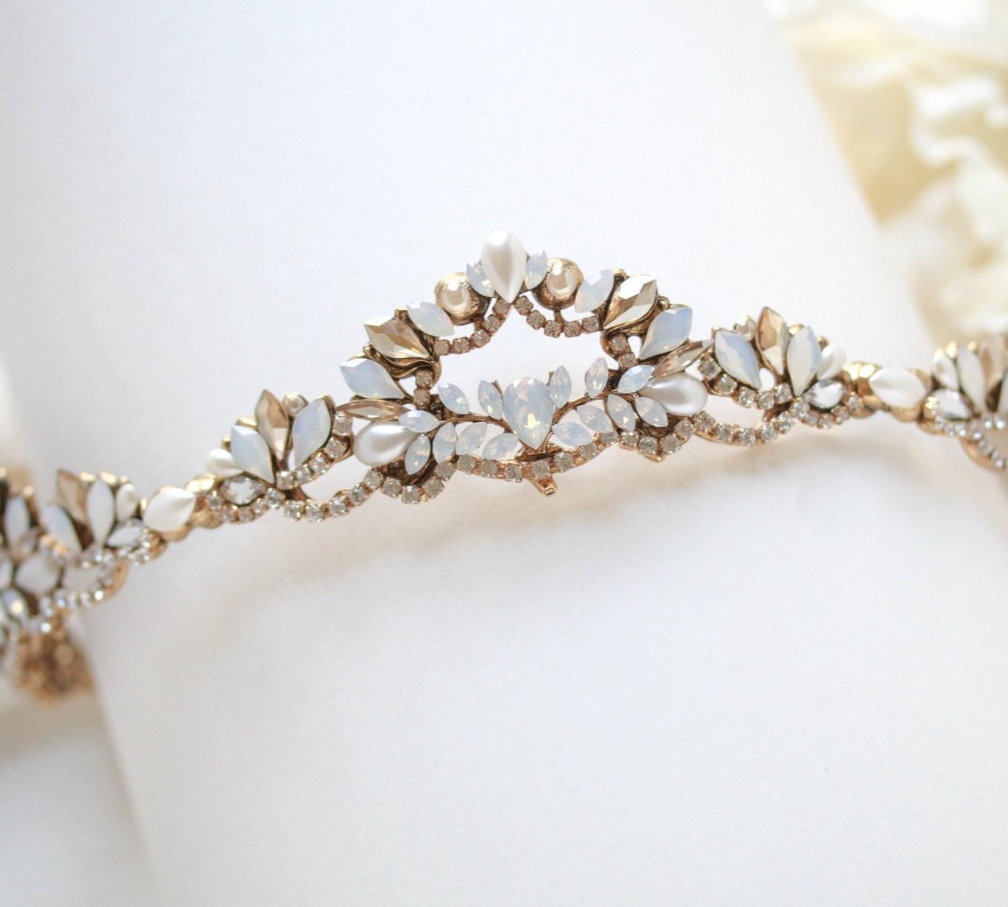 Vintage inspired Bridal tiara - TESSA - Treasures by Agnes