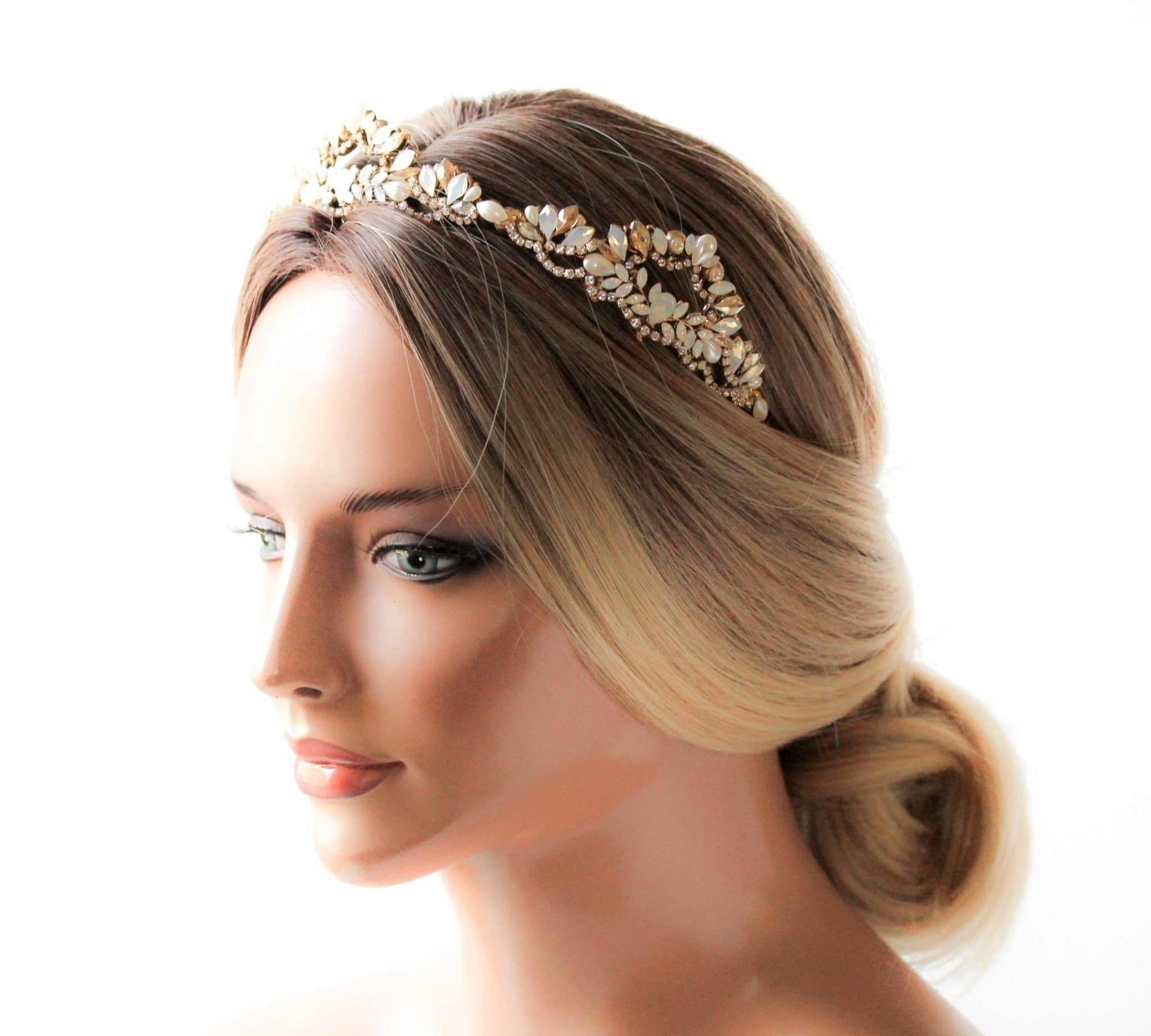 Vintage inspired Bridal tiara - TESSA - Treasures by Agnes