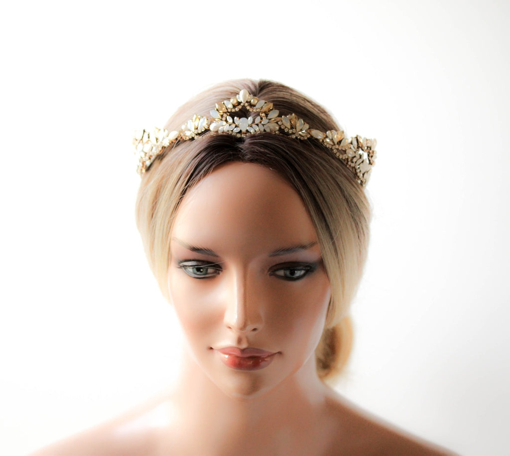 Vintage inspired Bridal tiara - TESSA - Treasures by Agnes