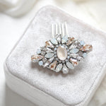 Vintage inspired crystal Bridal hair comb - PIPER - Treasures by Agnes