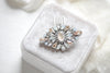 Vintage inspired crystal Bridal hair comb - PIPER - Treasures by Agnes