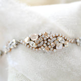 Vintage style Austrian Crystal Bridal bracelet - LUCY - Treasures by Agnes