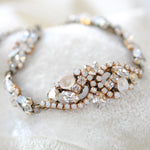 Vintage style Austrian Crystal Bridal bracelet - LUCY - Treasures by Agnes