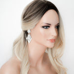 Vintage style Chandelier Wedding earrings with Austrian crystals - PENELOPE - Treasures by Agnes