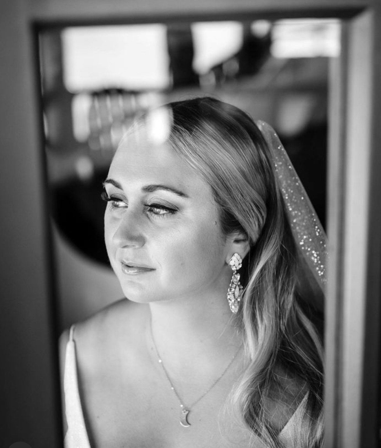 Vintage style Chandelier Wedding earrings with Austrian crystals - PENELOPE - Treasures by Agnes