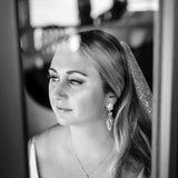 Vintage style Chandelier Wedding earrings with Austrian crystals - PENELOPE - Treasures by Agnes