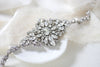 Vintage style crystal Bridal bracelet - CARMEN - Treasures by Agnes