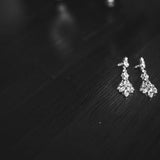 Vintage style crystal Bridal earrings - ARIA - Treasures by Agnes