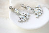Vintage style white opal chandelier Bridal earrings - TATUM - Treasures by Agnes