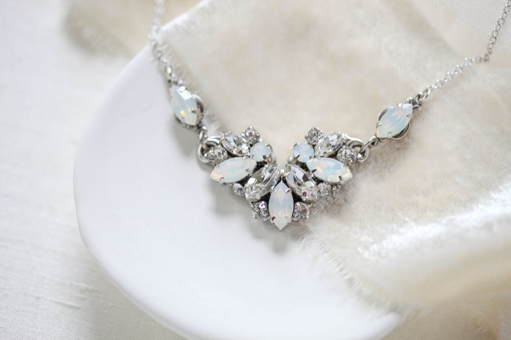 Confetti Opal California Necklace | Customized Necklaces | Healing Stones |  Women's Jewelry – Leslie Francesca Designs