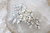 White opal bridal hair comb - PATRICIA - Treasures by Agnes