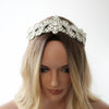 White opal crystal bridal tiara - MARLEY - Treasures by Agnes