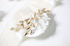 White opal leaf bridal hair comb- TAMARA - Treasures by Agnes