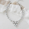 White opal statement bridal necklace - JOELLE - Treasures by Agnes