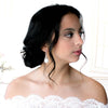 White opal Teardrop Bridal earrings - KARISSA - Treasures by Agnes